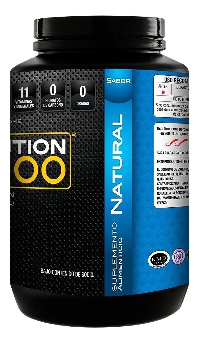 Evolution Wp100 Proteína de Suero de Leche, 0 Carbs Y 0 Grasas, Bote Natural De 1400g