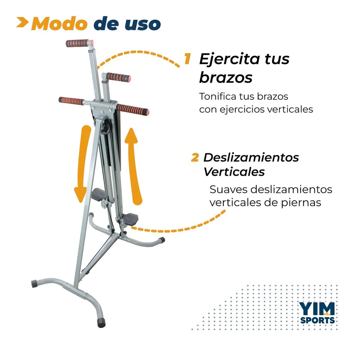 Elíptica Trepadora Escaladora Vertical Plegable Profesional