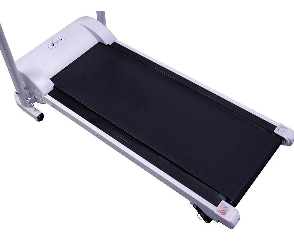 Caminadora Electrica 1.75hp Plegable Centurfit App Gym Color Blanco/Negro
