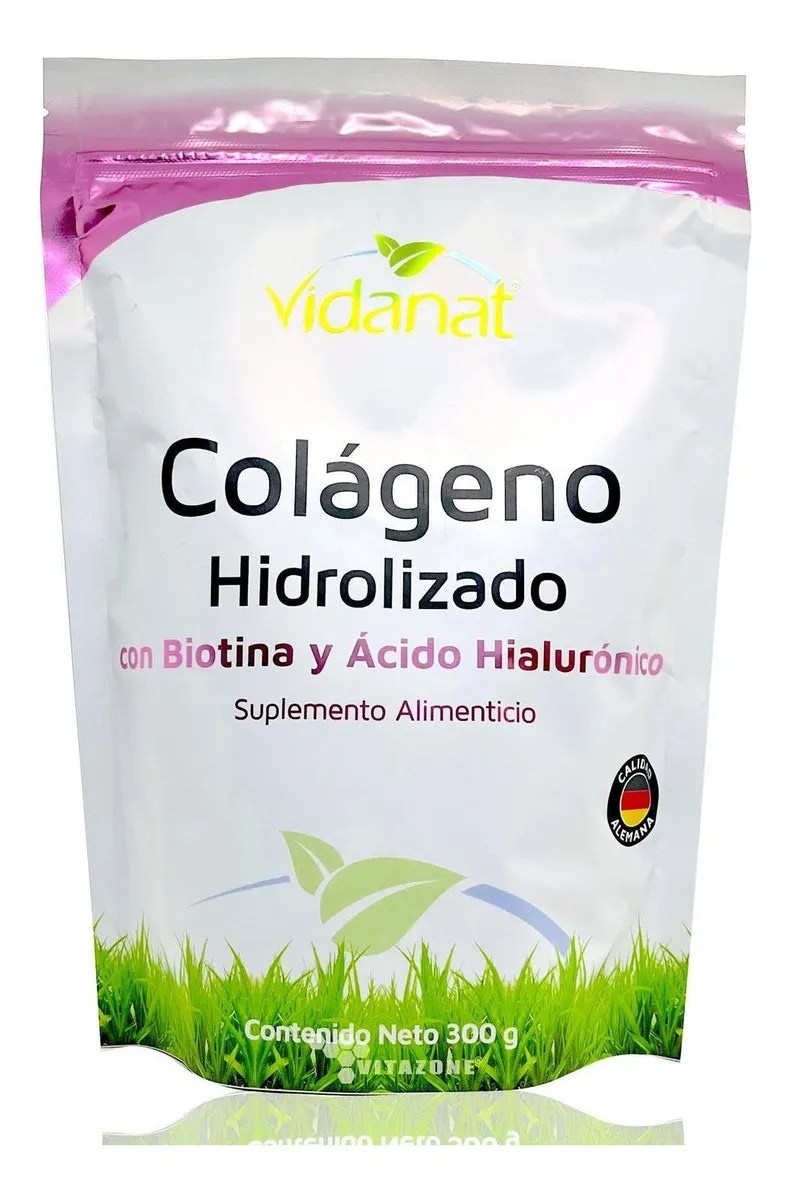 Colageno Hidrolizado Puro, Biotina, Acido Hialurónico 300 Gr Sin Sabor