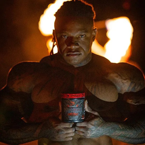 Pre Entreno Dragon Pharma Venom Inferno 40 Servs Extreme Sabor Cotton candy