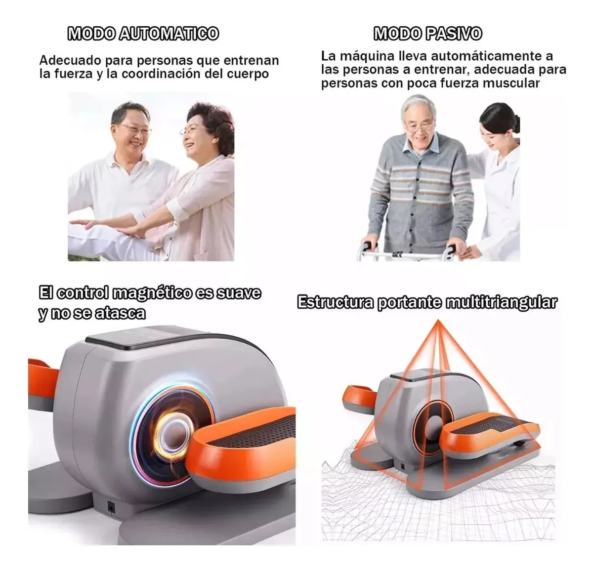 Máquina Mini Elíptica Eléctrica De Olimit Bajo Escritorio