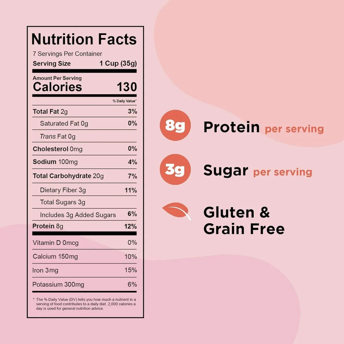 Three Wishes Cereal Cinnamon Con Proteina Gluten Free