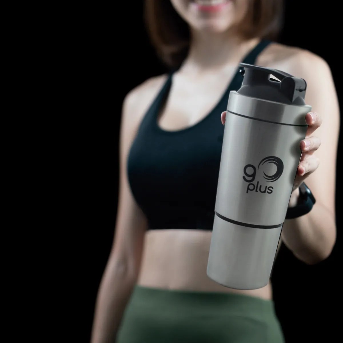 Vaso Mezclador De Proteína Iron Shaker Premium Go Plus 750ml