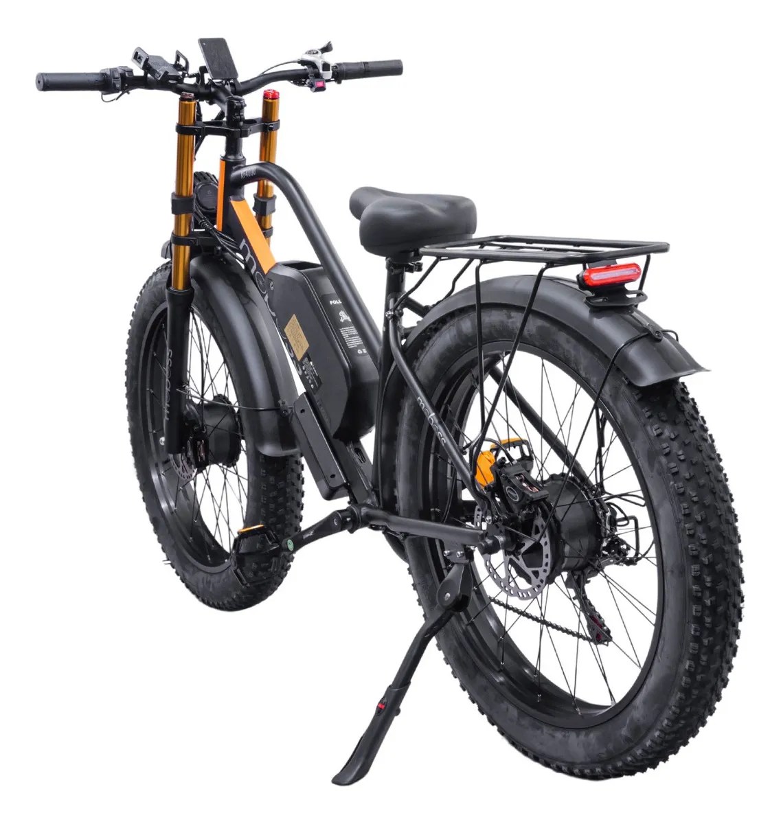 Bicicleta Eléctrica De Montaña Moboss Xf40 Doble Motor 1000w Color Negro