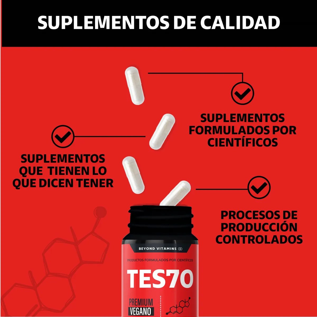 Precursor Natural | Testosterona 180 Cápsulas