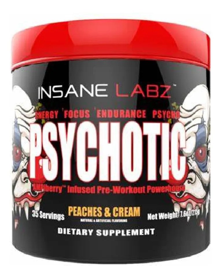 Pre Entreno Psychotic Insane Labz 35 Servs – Peach Mango