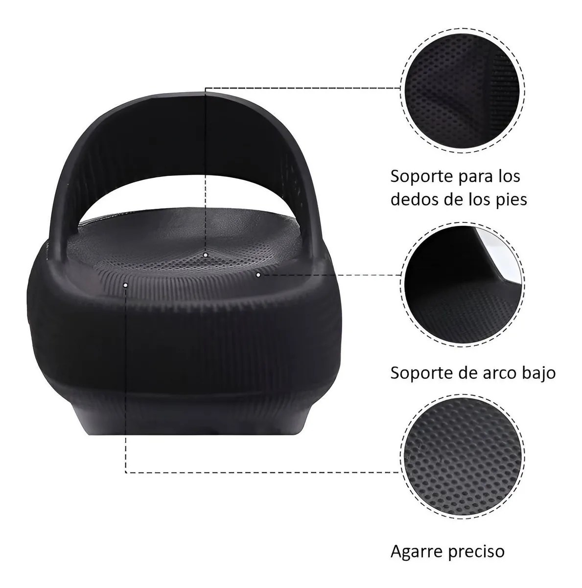 Getac Sandalia Chancla Pantunfla Eva Plataforma 4cm Confort
