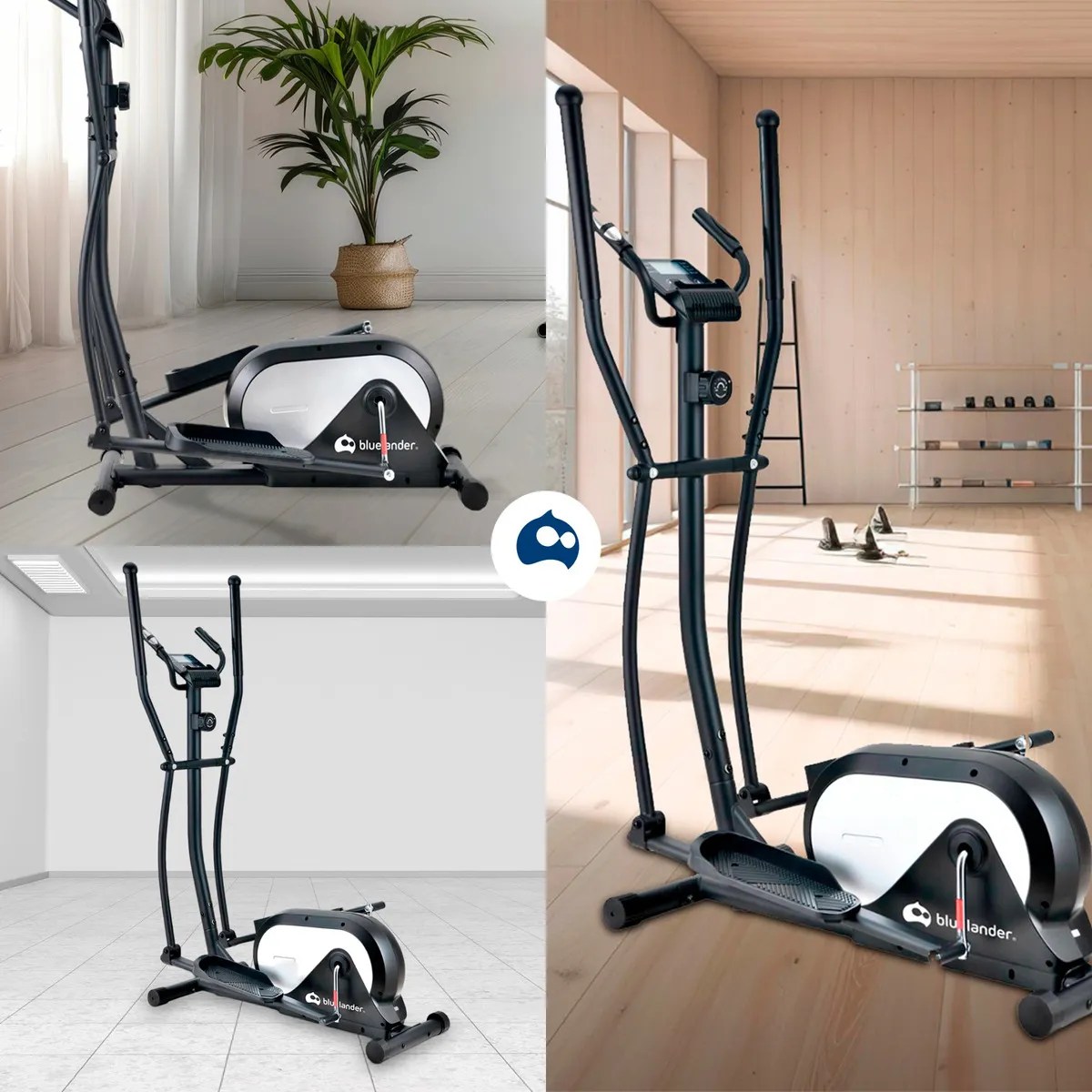 Elíptica Eléctronica Eliptic Trainer Gym Fitness Prefesional Color Negro