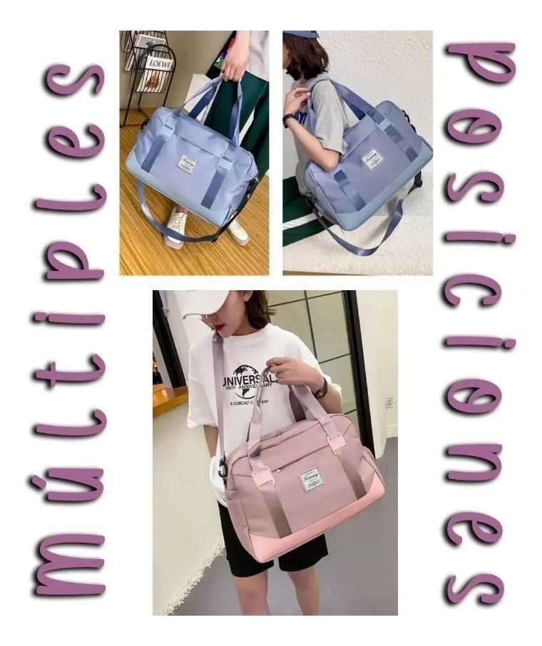 Maleta Casual Viaje Gimnasio Morral Deportivo Tp Horz Rw Color Lila