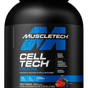 Suplemento MuscleTech Cell-Tech sabor ponche de frutas de 2.72kg Suplemento MuscleTech Cell-Tech sabor ponche de frutas de 2.72kg