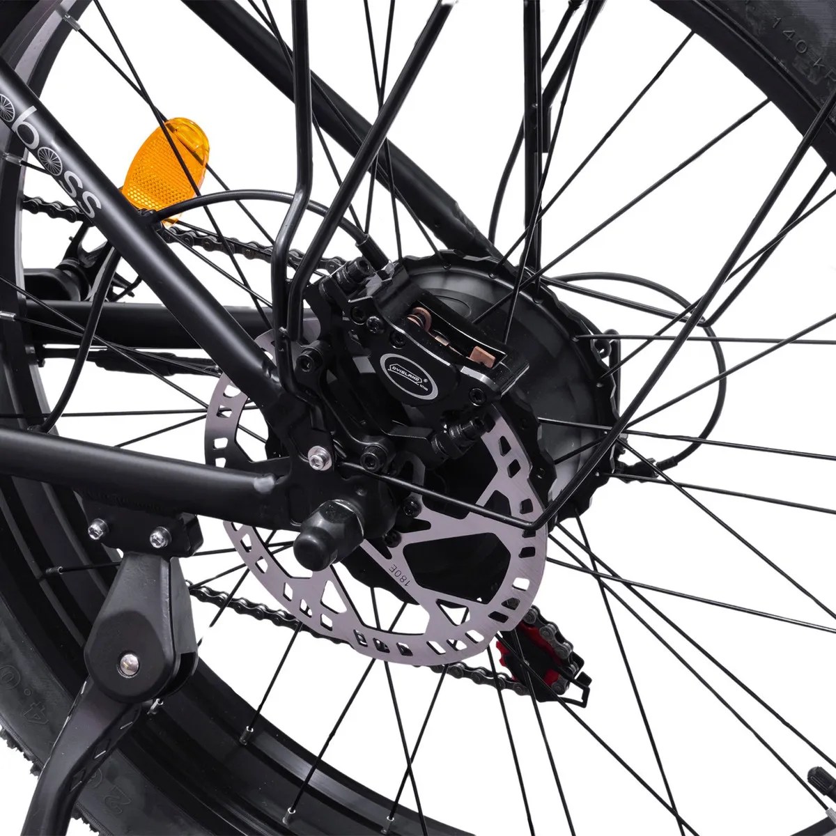 Bicicleta Eléctrica De Montaña Moboss Xf40 Doble Motor 1000w Color Negro