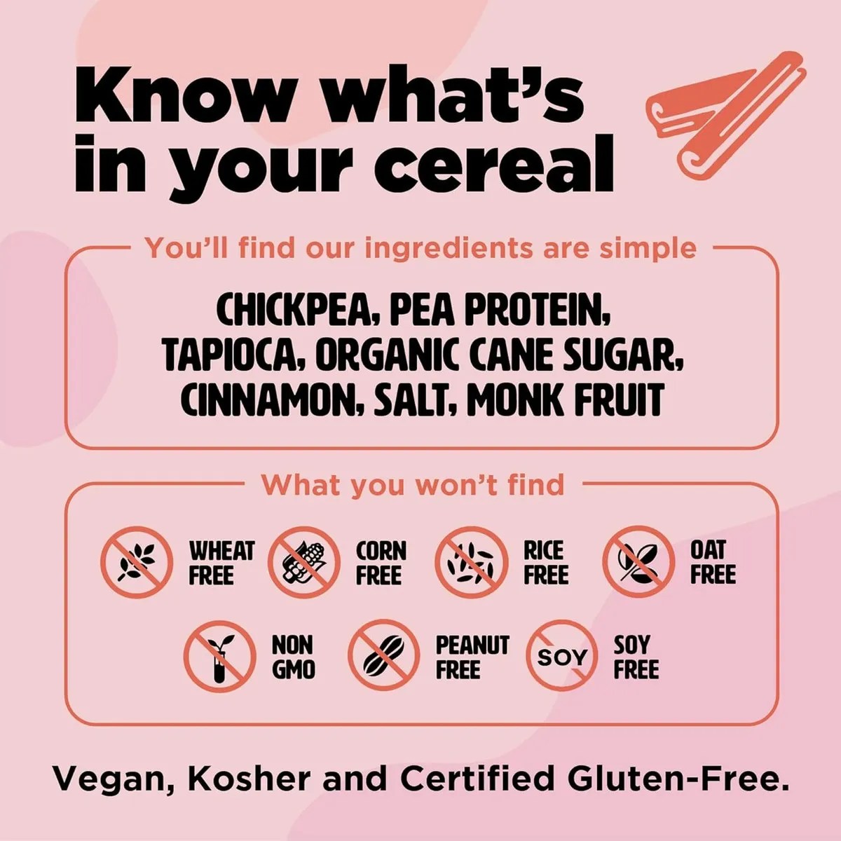 Three Wishes Cereal Cinnamon Con Proteina Gluten Free
