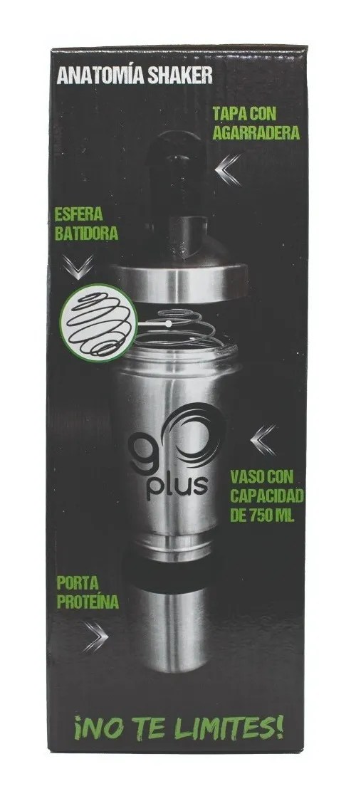 Vaso Mezclador De Proteína Iron Shaker Premium Go Plus 750ml