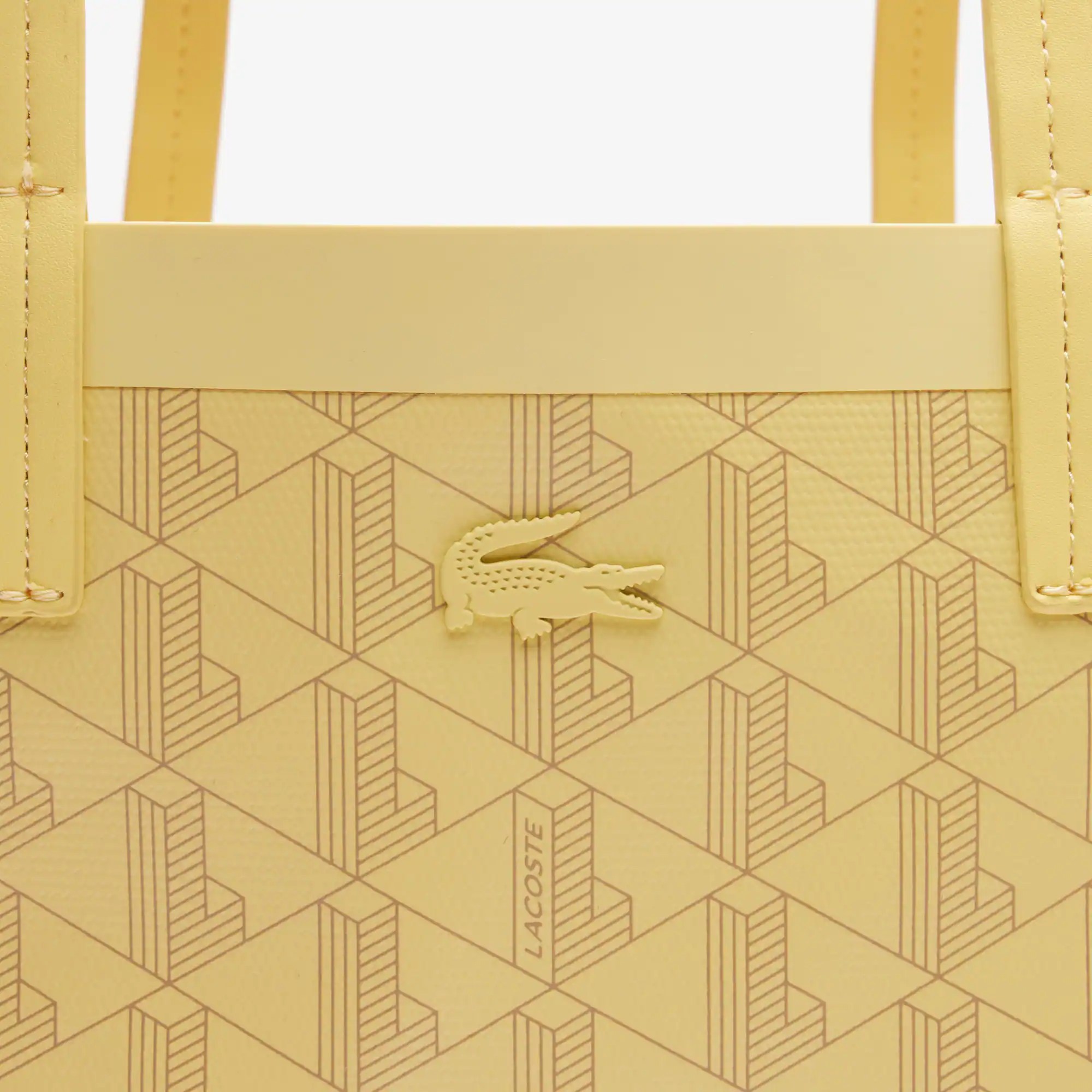 Lacoste Bolso tote Zely mediano de lona recubierta con monograma