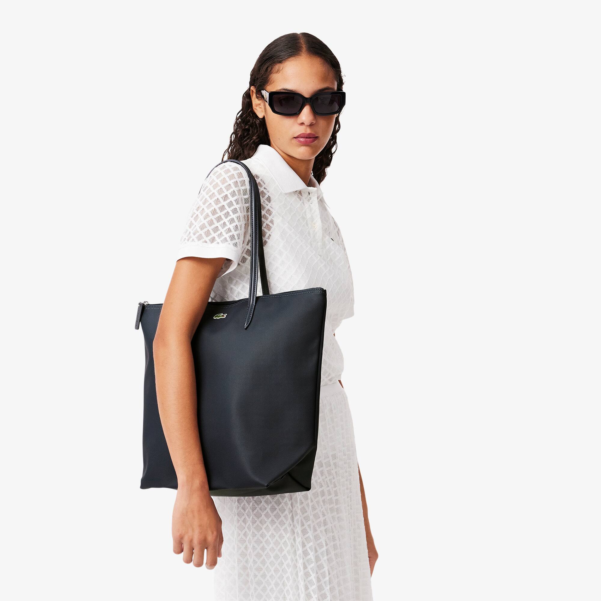 Lacoste Bolso vertical L.12.12 Concept con cierre para mujer