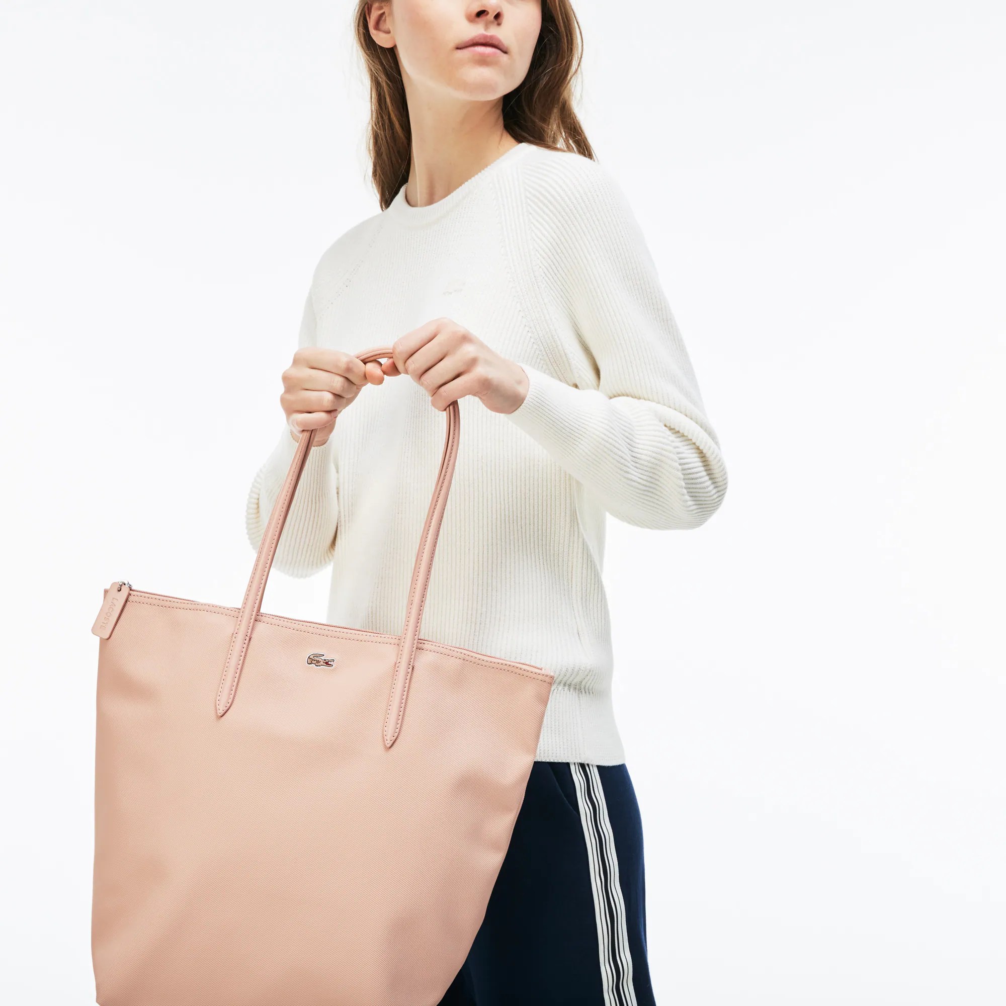 Lacoste Bolso vertical L.12.12 Concept con cierre para mujer