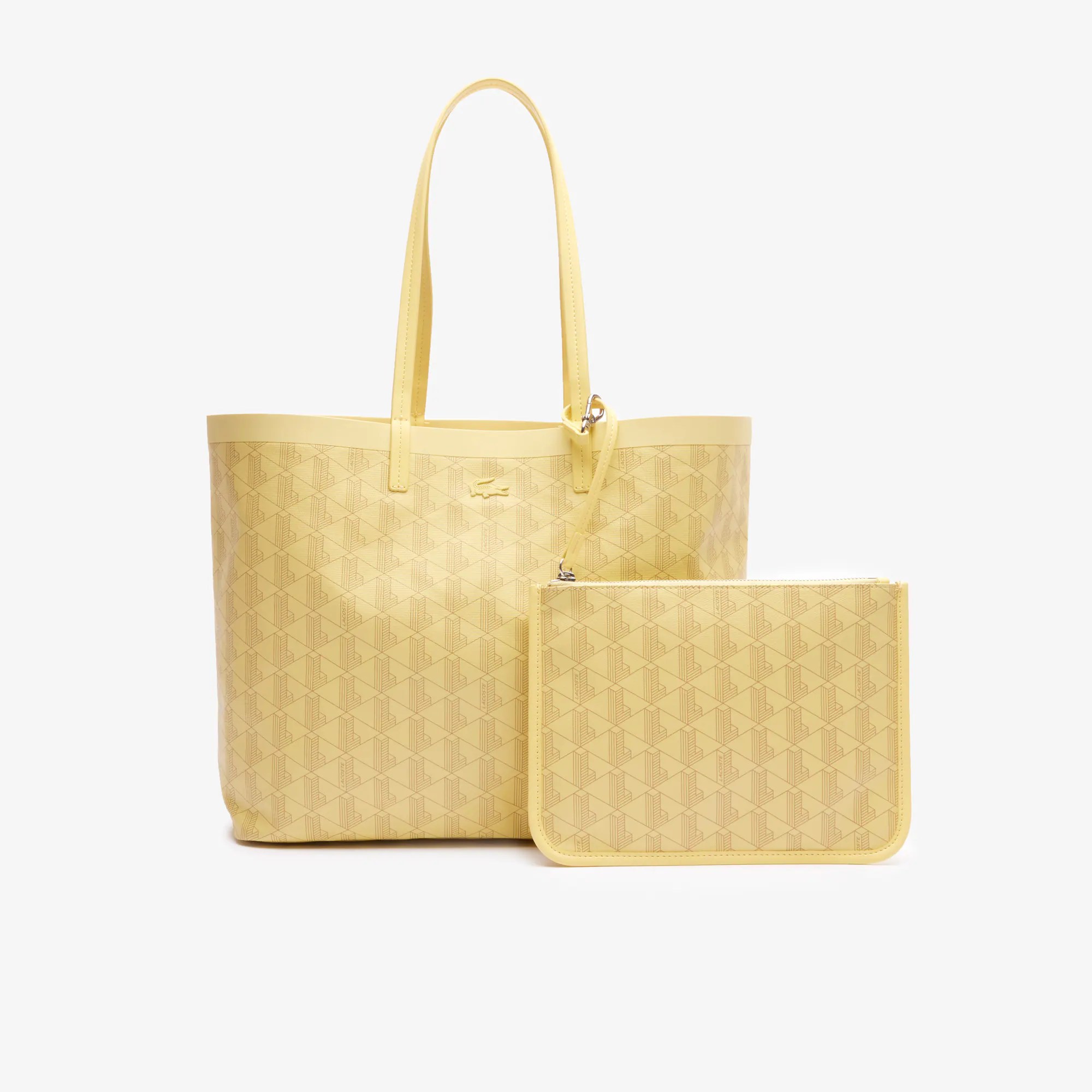 Lacoste Bolso tote Zely mediano de lona recubierta con monograma