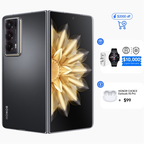 HONOR Magic V2 16GB+512GB,Negro Premier,Dual Sim