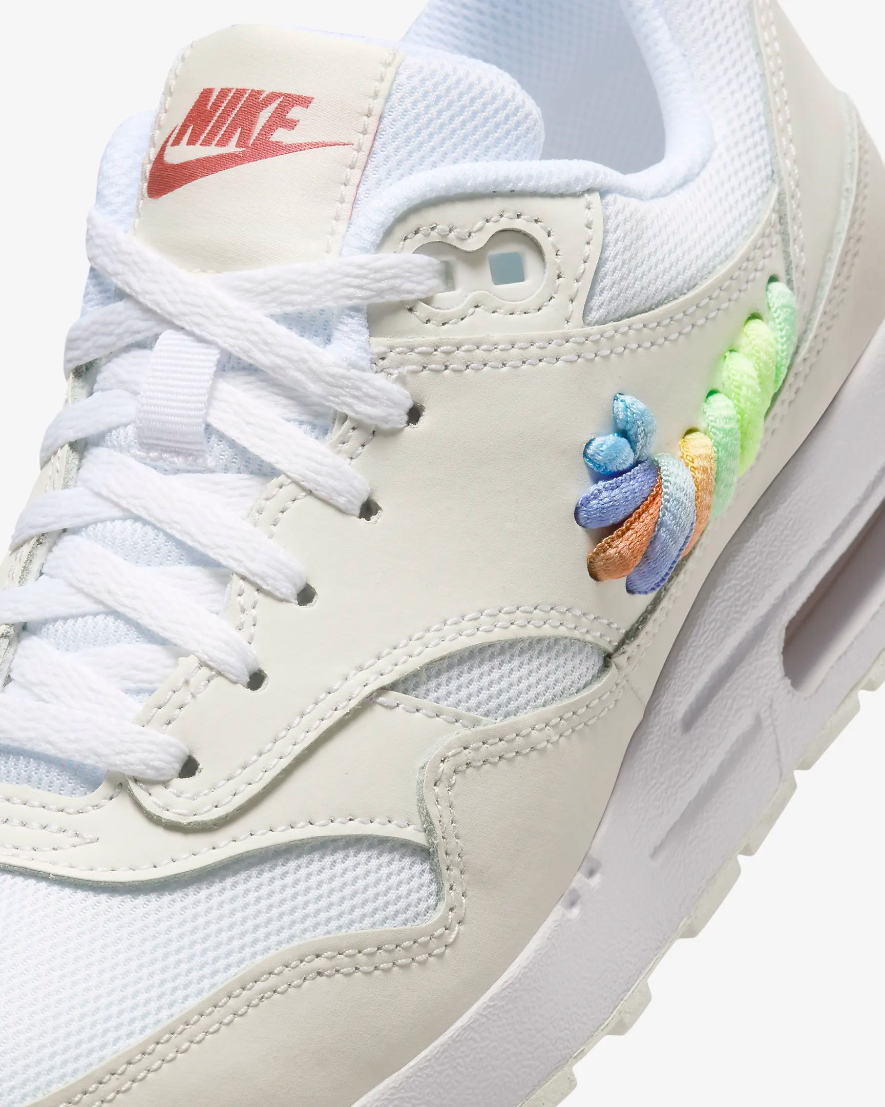 Tenis para niños grandes Nike Air Max 1 SE – Blanco