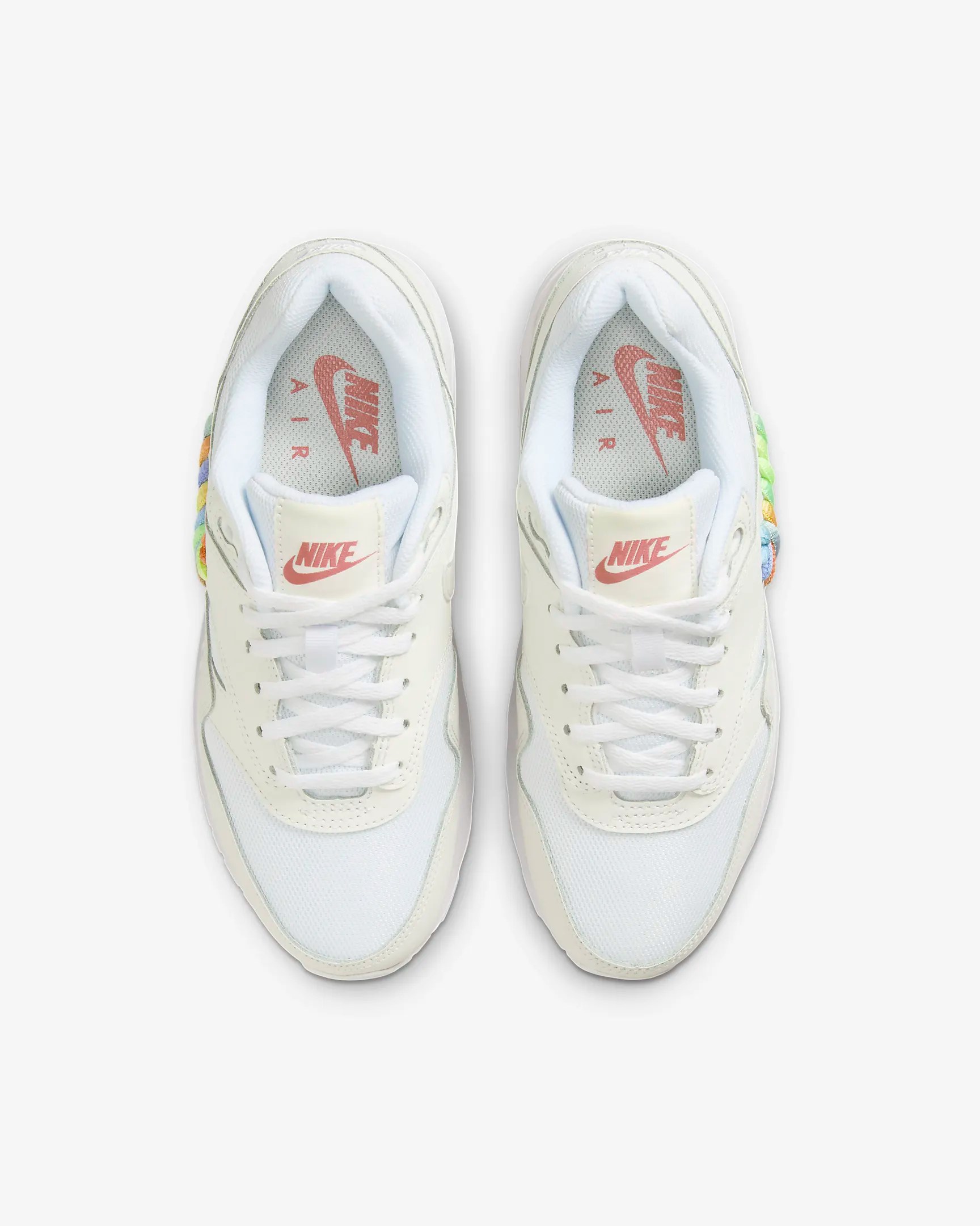 Tenis para niños grandes Nike Air Max 1 SE – Blanco
