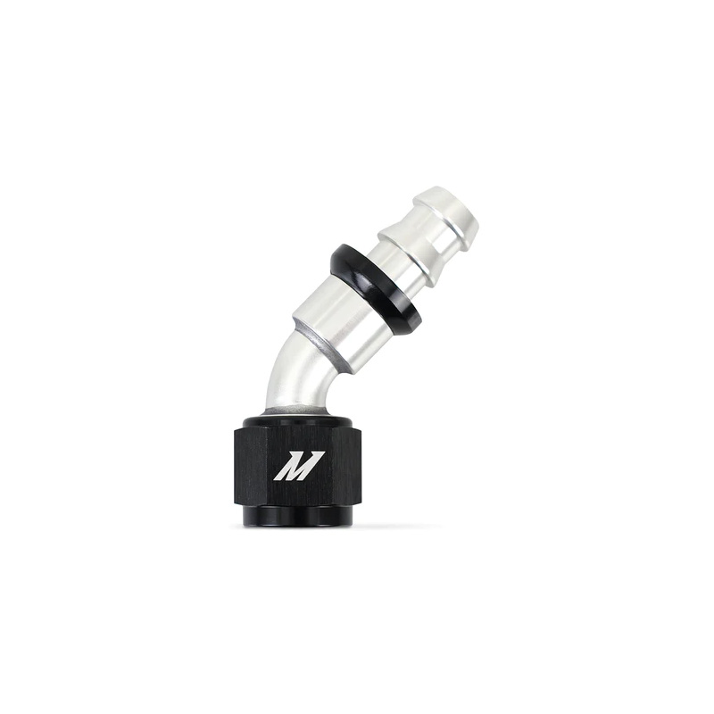 Mishimoto 45 Degree Push Lock Fitting – 8AN