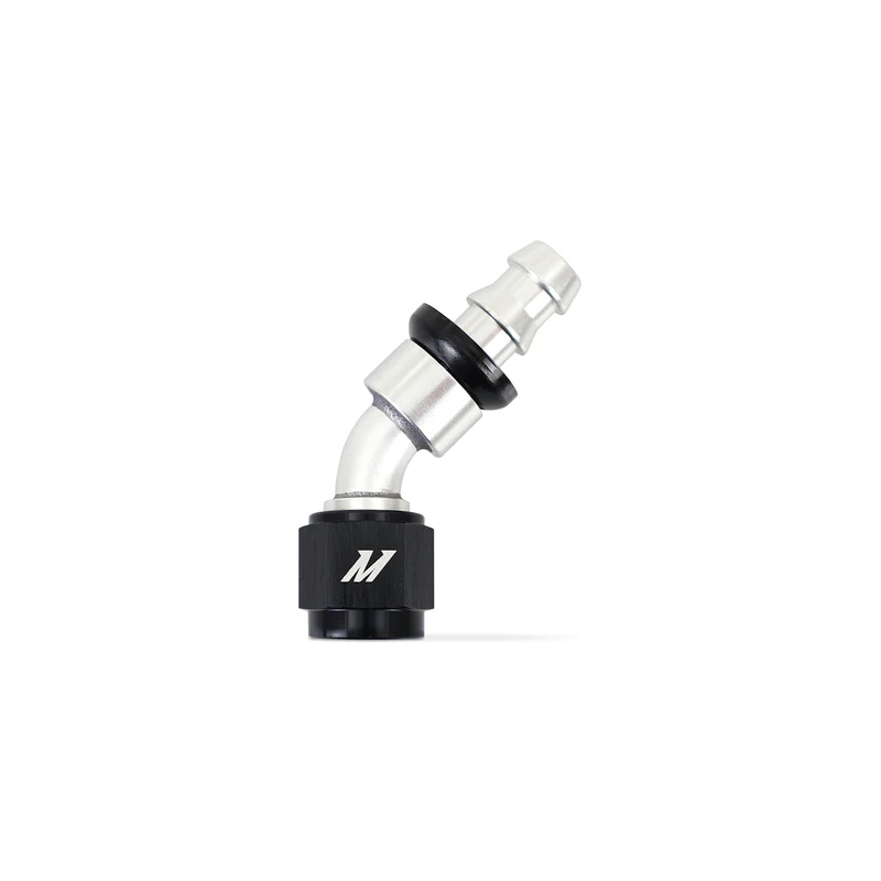 Mishimoto 45 Degree Push Lock Fitting – 6AN