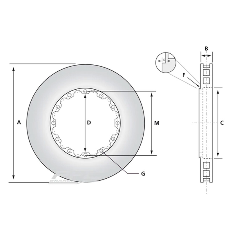PFC AFTERMARKET ROTOR