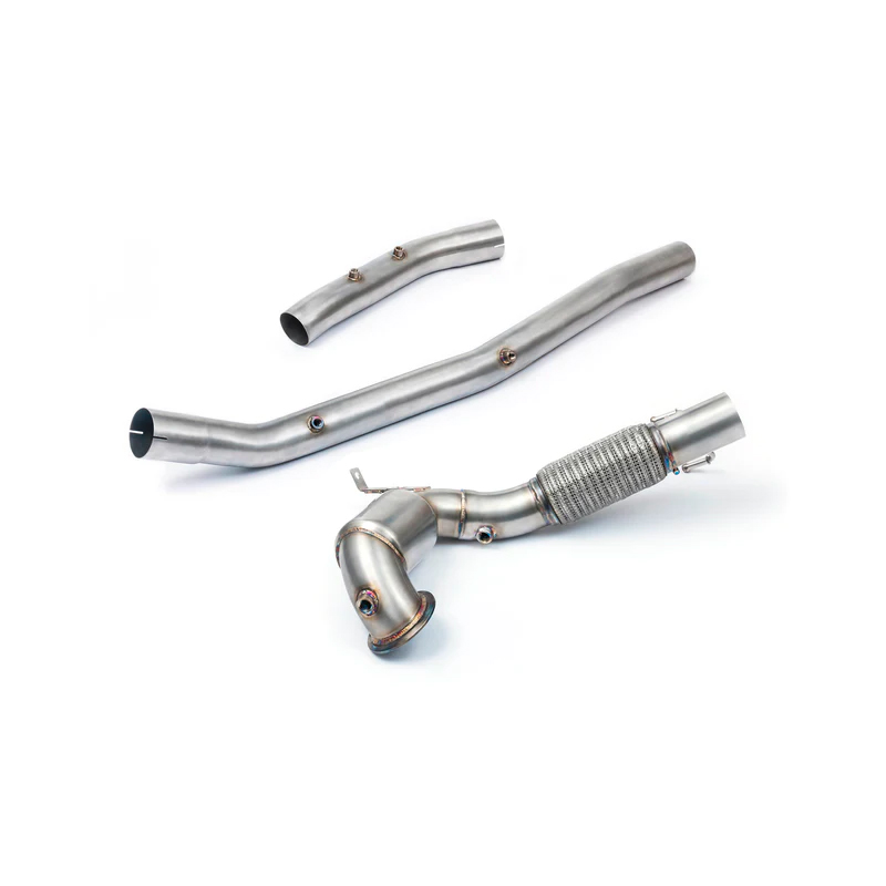 Cobra Volkswagen Golf GTI MK8 19- Front Pipe  De-Cat Section GPF models only – Fits to Standard Cat Back only