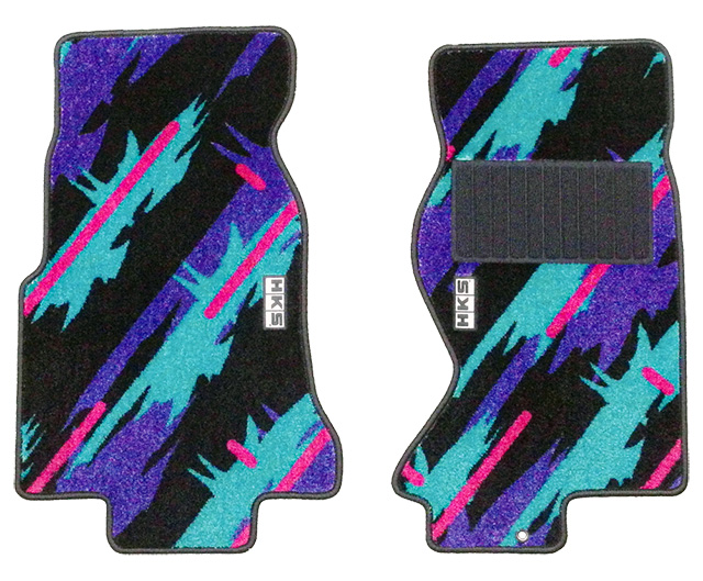 HKS 50th FLOOR MATS JZA80 FRONT SET OCP (LHD)