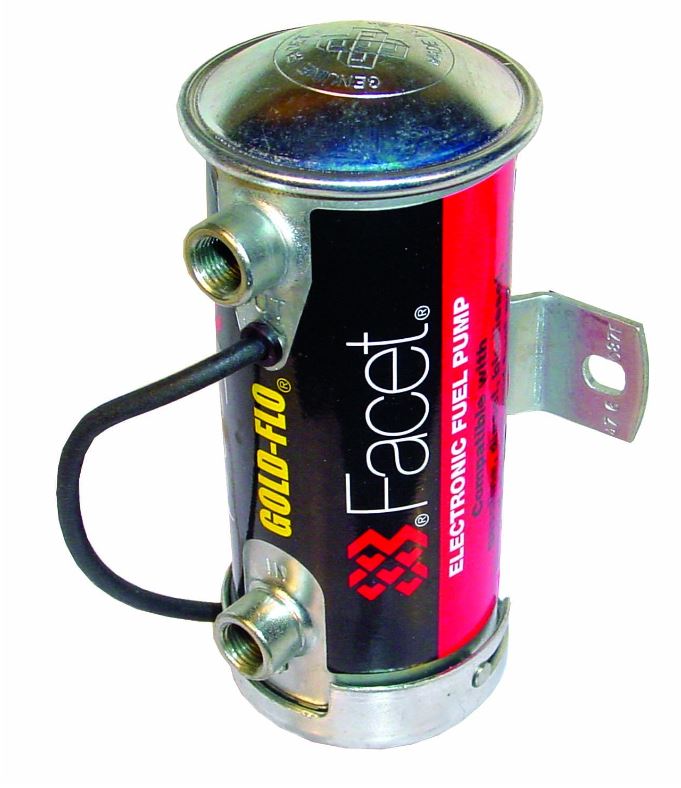Facet 476459 Silver Top Competition Cylindrical Fuel Pump