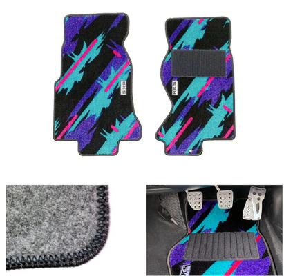 HKS Premium Goods 50th Anniversary FLOOR MAT CT9A FRONT SET OIL COLOR (LHD)