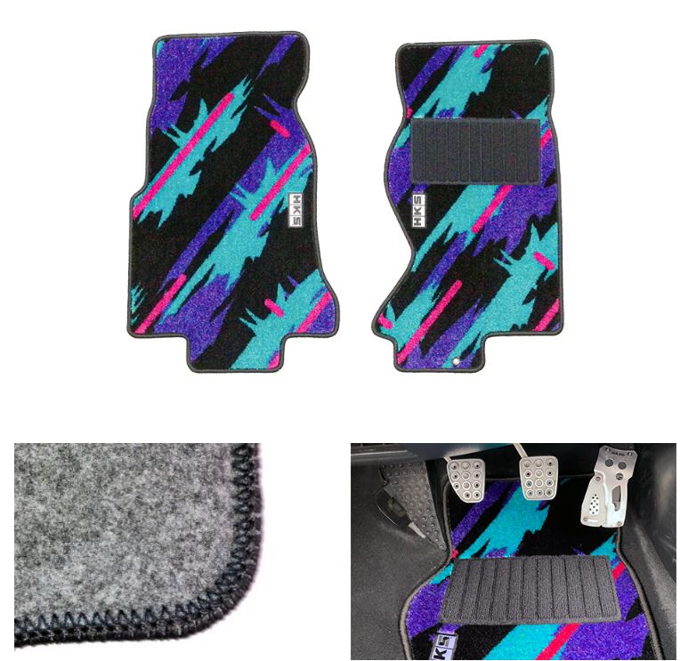 HKS Premium Goods 50th Anniversary FLOOR MAT CT9A FRONT/REAR SET OIL COLOR (RHD)