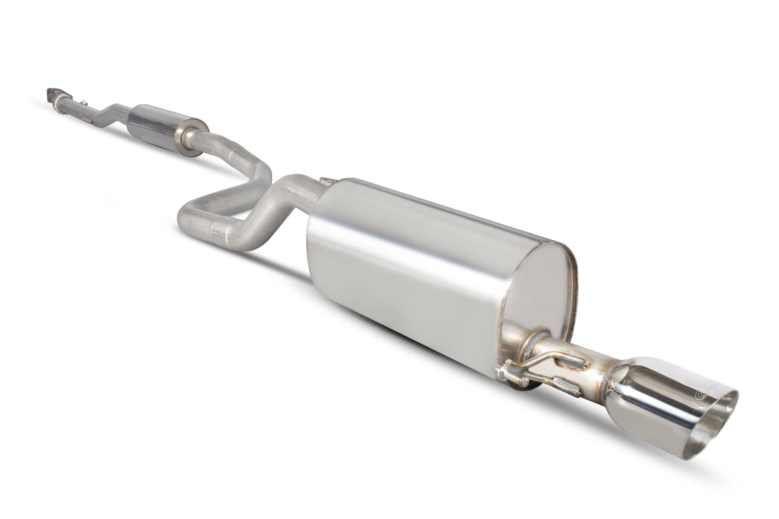 Scorpion Resonated cat-back system for Vauxhall Corsa D 1.4 Turbo