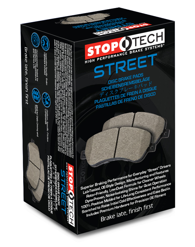 Stoptech Street Brake Pads – Front – Subaru Impreza WRX STi GRB 08-14 Brembo Caliper