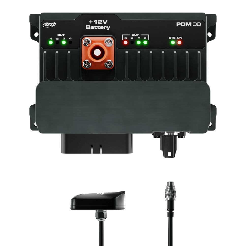 AIM PDM 8 with  0.50m GPS