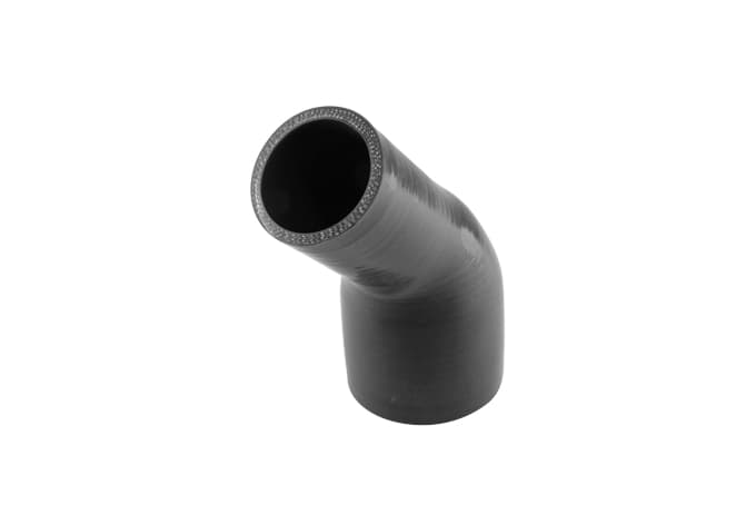 Turbosmart Silicon Hose 45 Reducer Elbow 2.00″-3.00″ Black