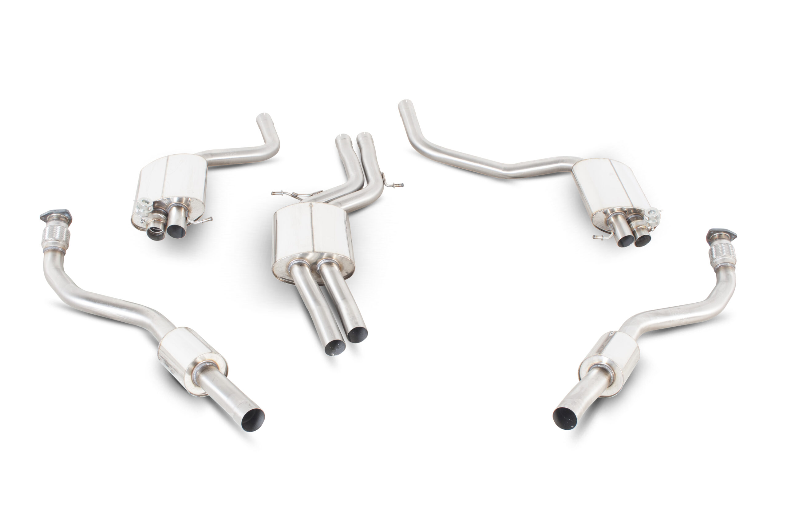 Scorpion Resonated cat-back system inc active exhaust valve for A