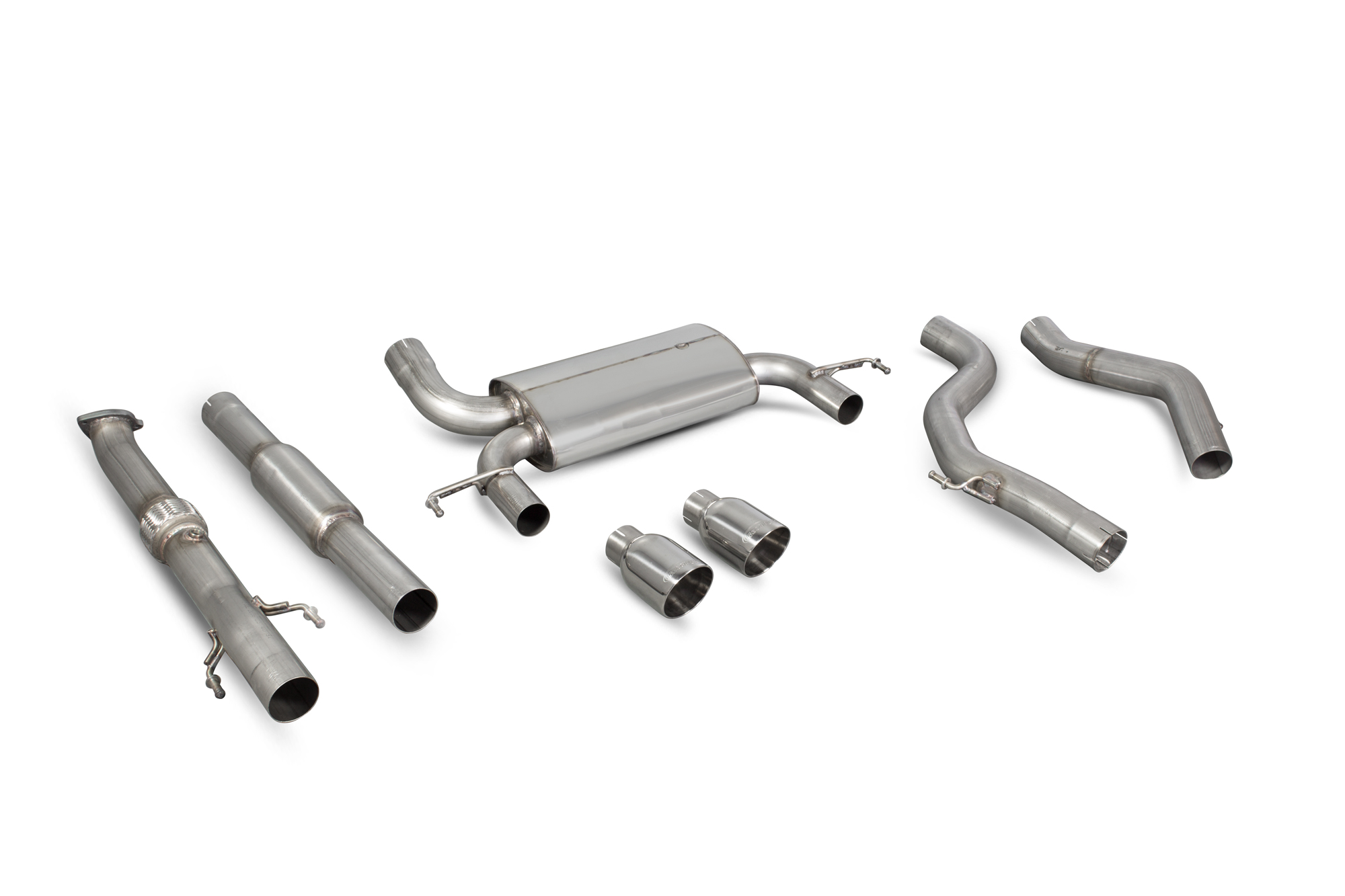 Scorpion Resonated cat-back system for Vauxhall Corsa E VXR 2015