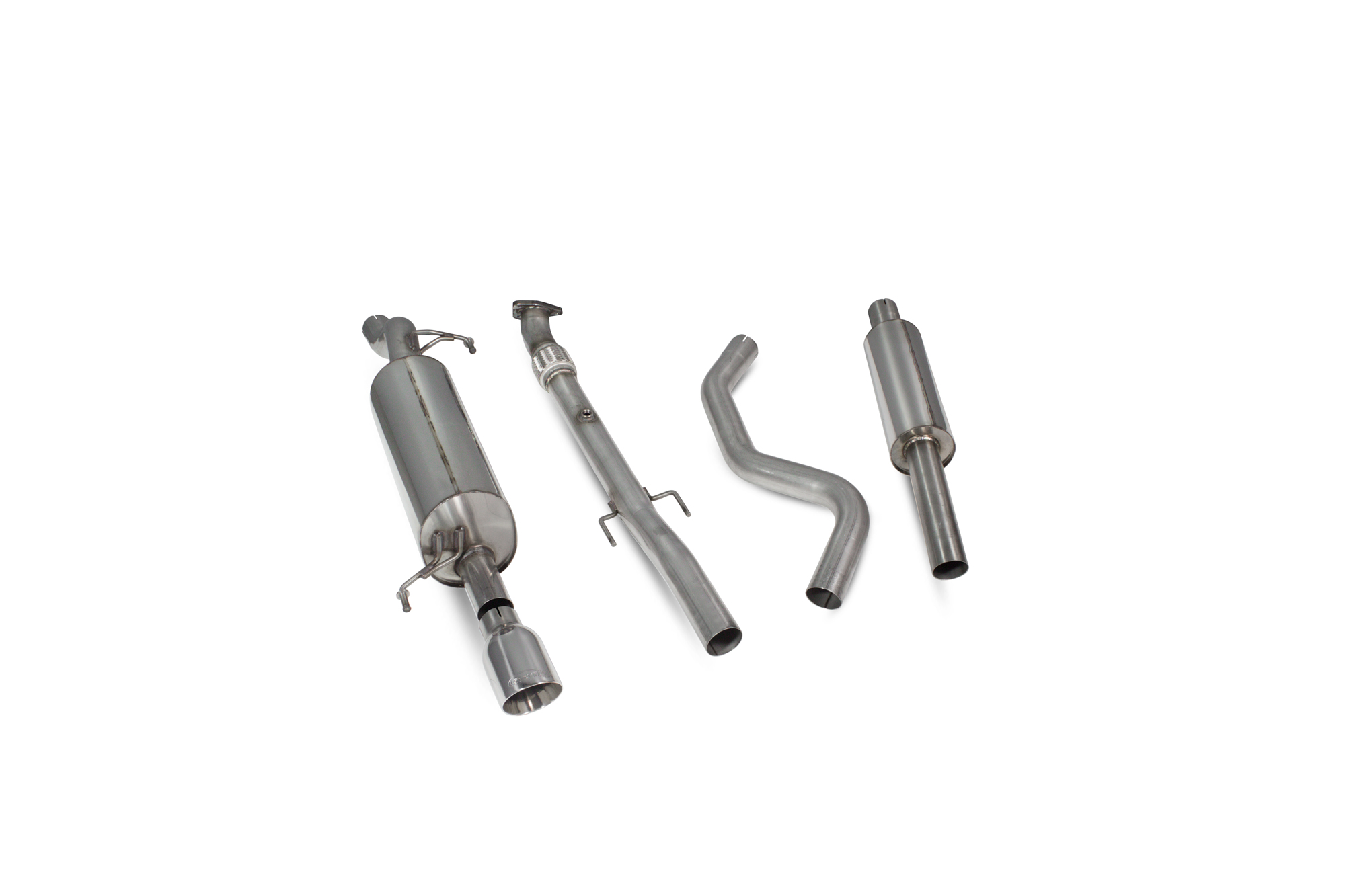 Scorpion Resonated cat-back system for Vauxhall Corsa E 1.4 Turbo