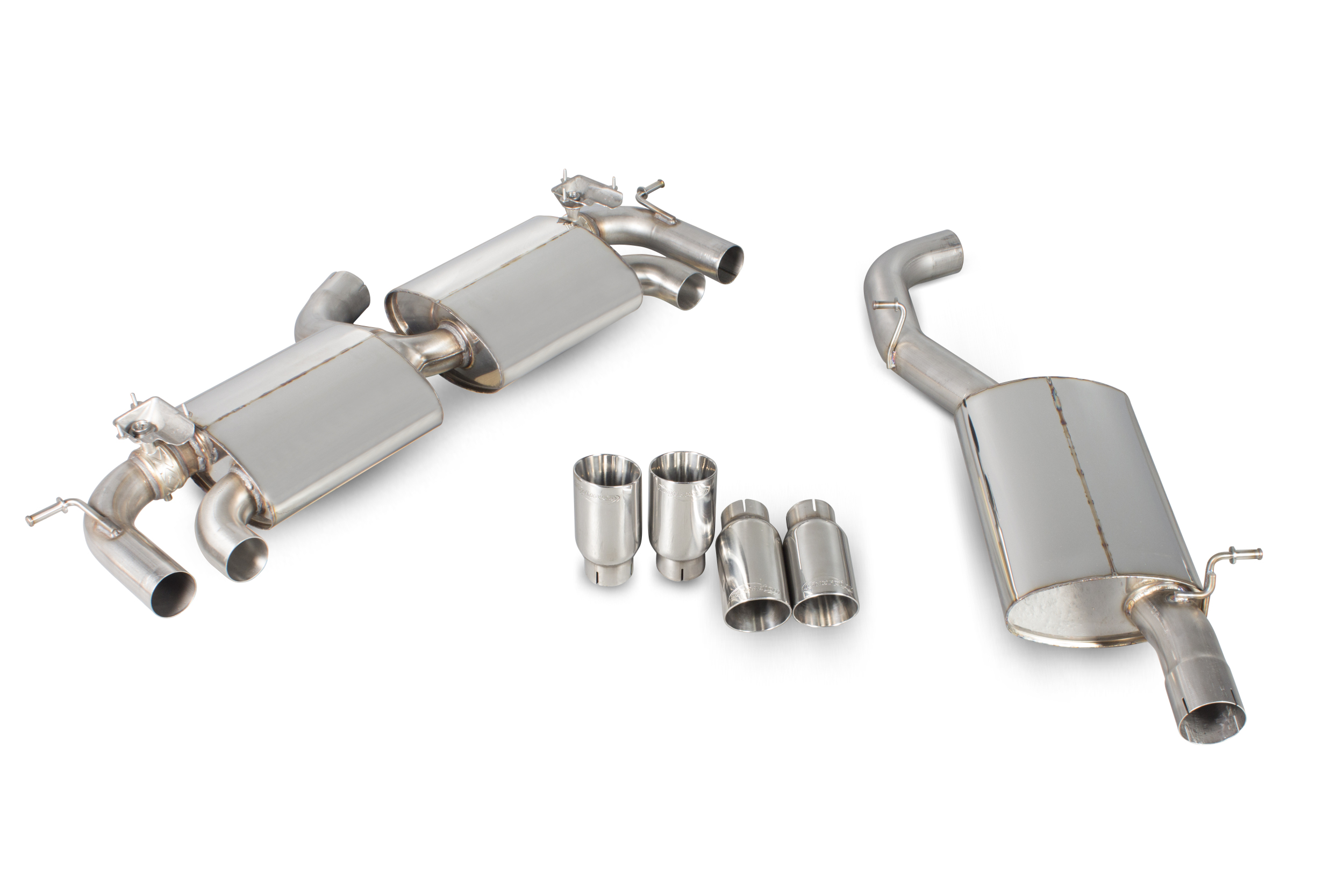 Scorpion Resonated cat-back system with electronic valves for Vol