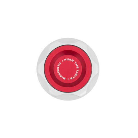 Mishimoto Oil FIller Cap – Red Fits 87-01 Mustang
