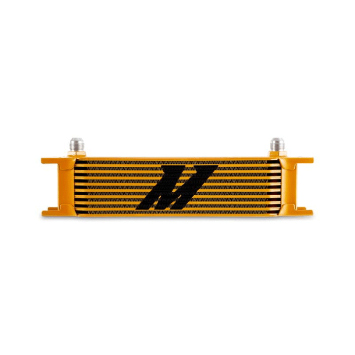 Mishimoto Universal -8AN 10 Row Oil Cooler, Gold