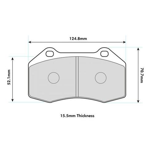 PBS Clio 197-200 Megane 225 R26 PBS front Protrack pads