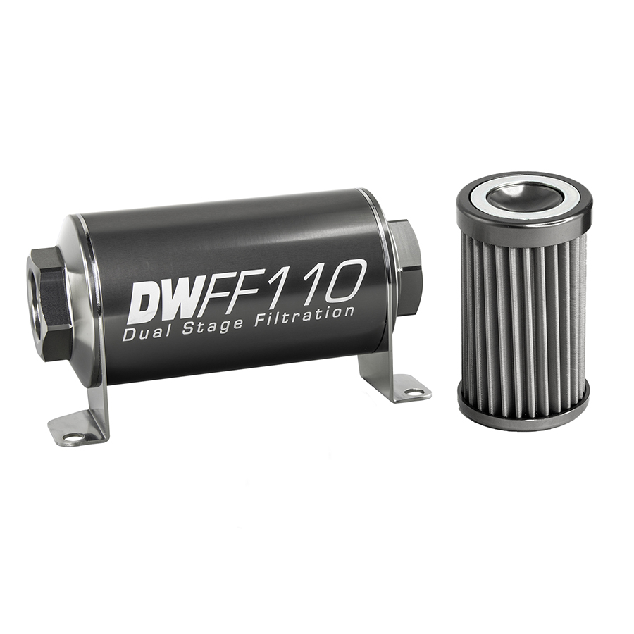 DW In-line fuel filter element & housing kit stainless steel