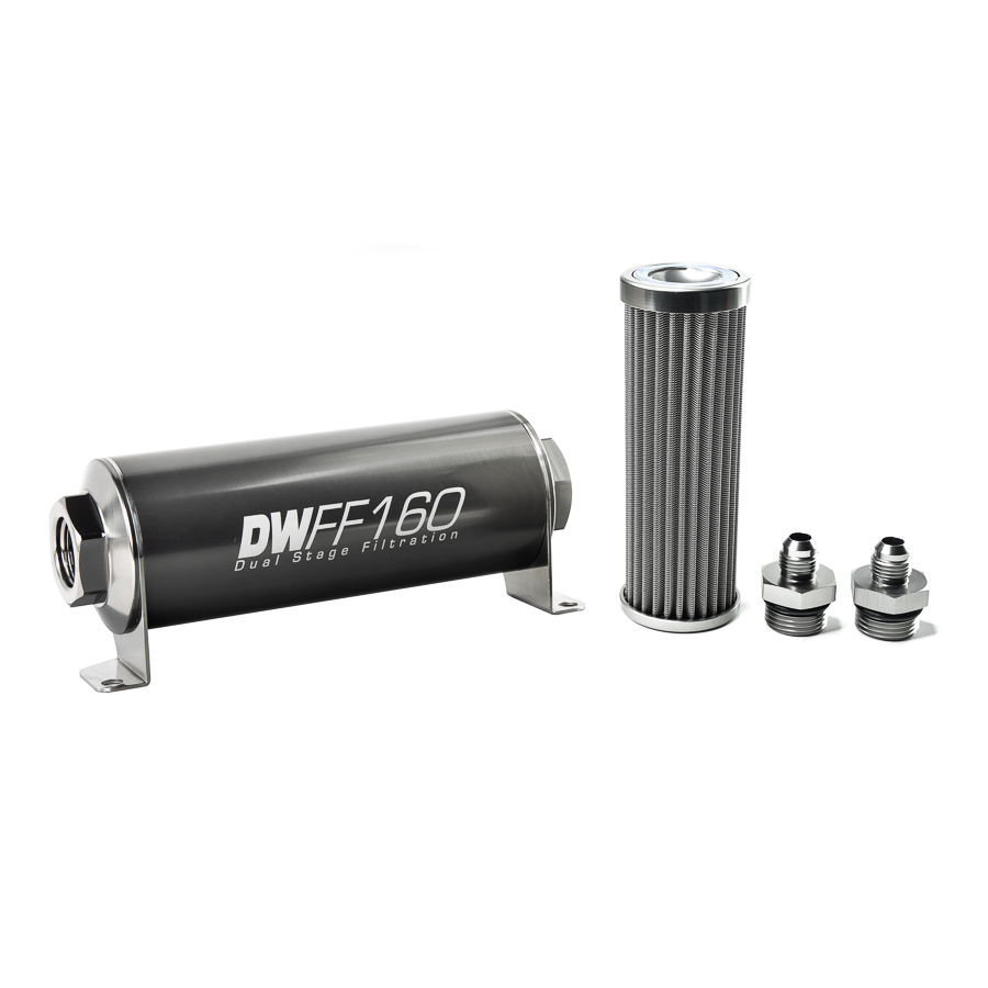 DW In-line fuel filter element and housing kit  stainless st