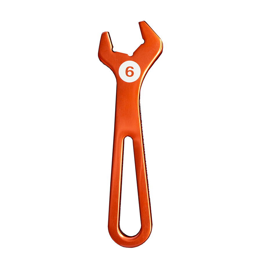 DeatschWerks 6AN T6061 Aluminum Hose End Wrench (orange anodized)