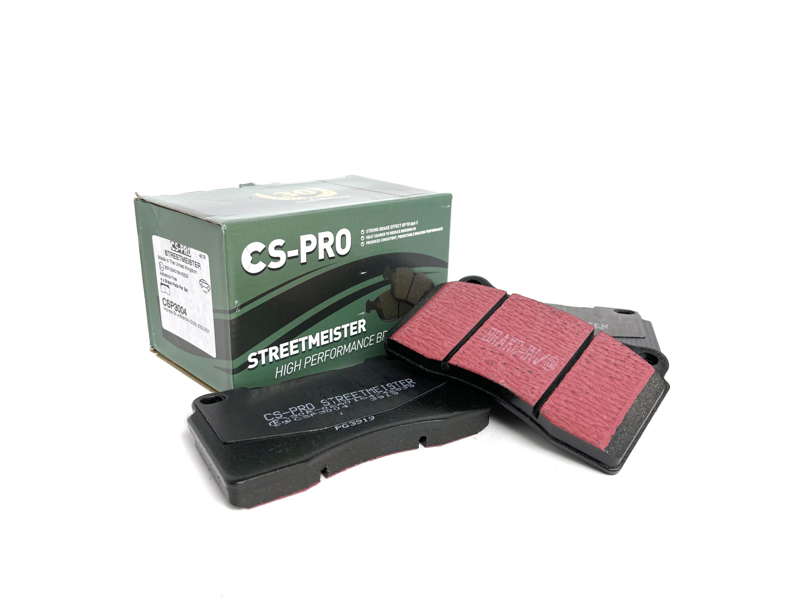 C-S PRO Front Brake Pads – Subaru Impreza STI W/Brembo (GDB) 2002-2007