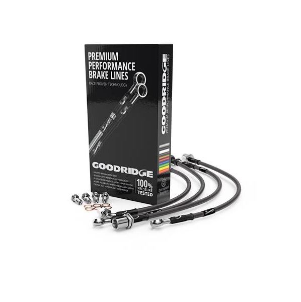 Goodridge Stainless Steel Brake Lines Volkswagen Golf IV FWD Fronts + Mids