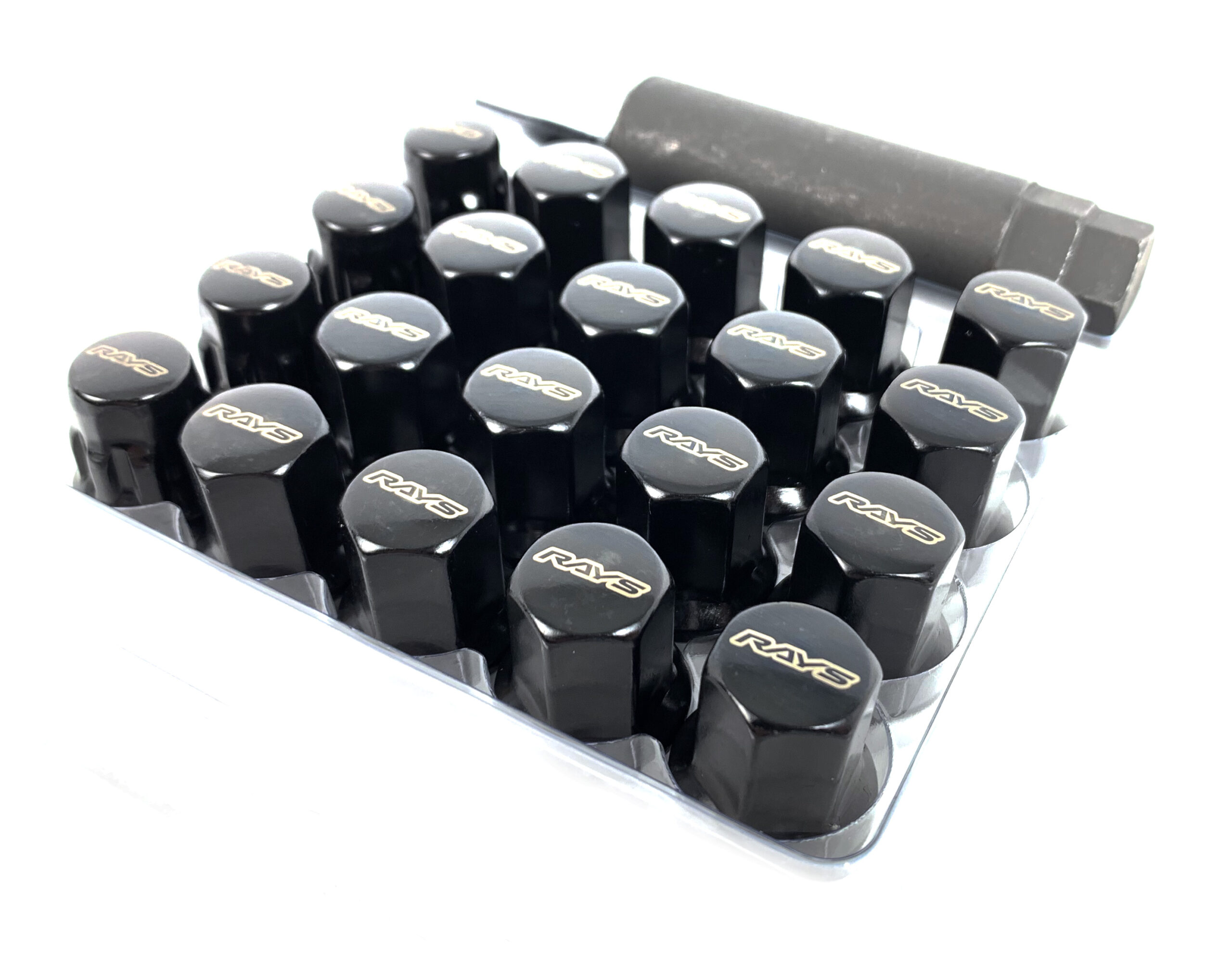 RAYS 17HEX L31 NUT and LOCK 12X1.5/5H BK